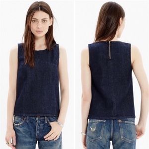 Madewell Denim Sleeveless Top